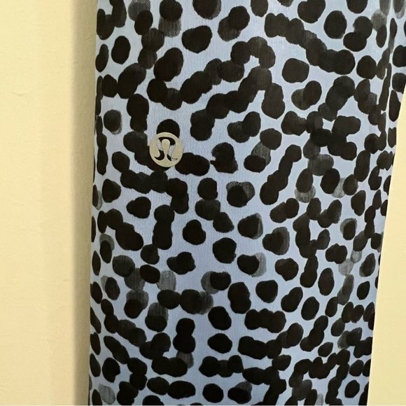 Lululemon All Sport Crop Legging Ace Spot Lullaby Black - Picture 13 of 14